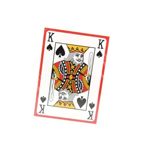 Produktbild: Alasum Großes Pokerkartenspiel Größe A4 9X Größere Spielkarten für Familientreffen