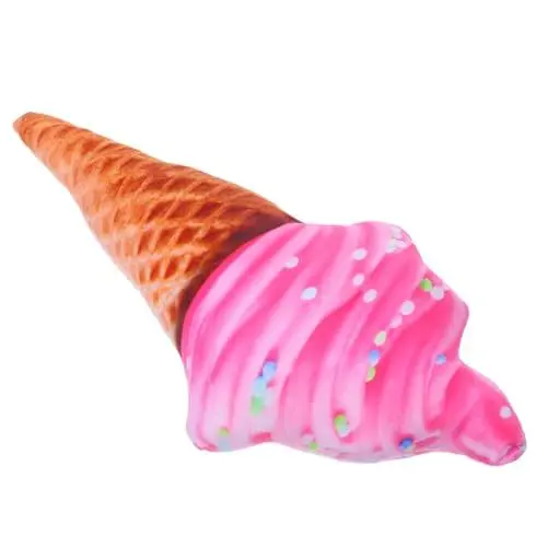 Produktbild: Alasum Eiskissen plüschkissen zierkissen schönes Kissen Eiscremeförmiges Kissen Eispuppe Spielzeuge Kissen für die Couch Plüschiges, Flauschiges Kissen Sofa-Wurfkissen PP Baumwolle Rosa