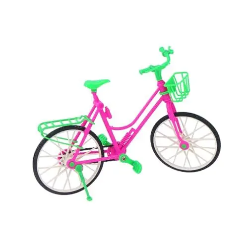 Produktbild: Alasum Simulationsrad Puppe Mountainbike-Spielzeug Mini-Spielzeug Fahrradspielzeug Simulation Mini-Bike Fahrrad Figur Mini-zubehör Miniatur-fahrradstatue Mini-fingerbike Plastik