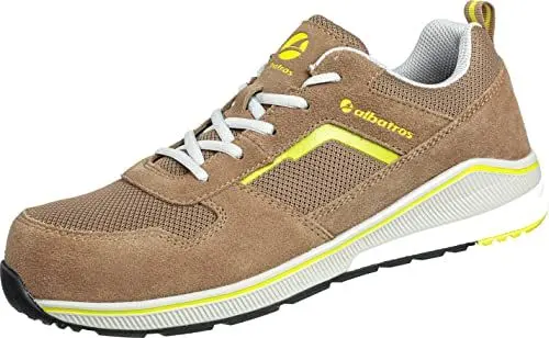 Produktbild: ALBATROS Court Sand Low S1P ESD HRO SRC Sicherheitsschuhe Sand Gr. 42