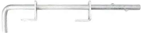 Produktbild: Alberts 211011 Bodenschieber | feuerverzinkt | Bolzen-Ø 16 mm | 400 mm | Abstand Bolzen - Tor 30 mm