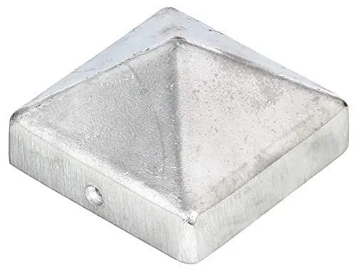 Produktbild: Alberts 217228 Pfostenkappe für Holzpfosten | hohe Form | Aluminiumguss | blank | 70 x 70 mm