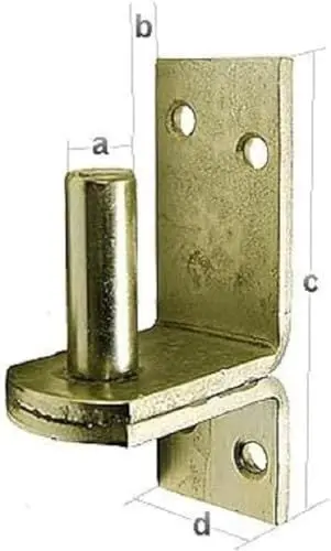 Produktbild: Alberts 311469 Kloben auf Platte | in den Ausführungen mit DI oder DII-Haken | galvanisch verzinkt, dickschichtpassiviert | Dornmaß Ø16 mm | Platte 113 x 40 mm