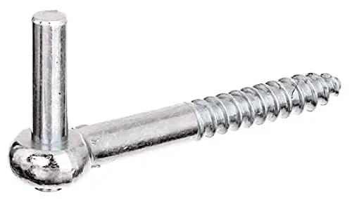 Produktbild: Alberts 312084 Kloben zum Einschrauben | J-Haken, mit angeschnittenem Gewinde | galvanisch verzinkt, dickschichtpassiviert | Dornmaß Ø10 mm | Länge 120 mm