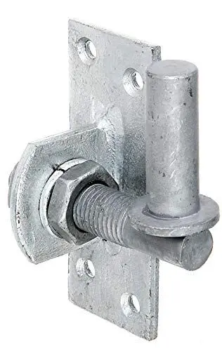 Produktbild: Alberts 318765 Kloben zum Anschrauben | verstellbar um 20 mm | feuerverzinkt | Dornmaß Ø16 mm | Platte 100 x 40 mm