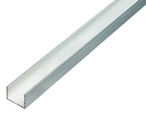 Produktbild: Alberts 492465 U-Profil | Aluminium, natur | 1000 x 16 x 13 mm