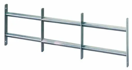 Produktbild: Alberts 553685 Fenstergitter Venlo | ausziehbar | galvanisch blau verzinkt | 300 x 700-1050 mm