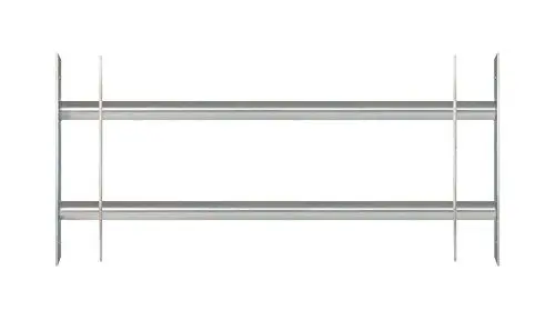 Produktbild: Alberts 563684 Fenstergitter Secorino Basic | Ausziehbar für Fenster außen | Einbruchschutz Gitter | galvanisch blau verzinkt | 300 x 700-1050 mm