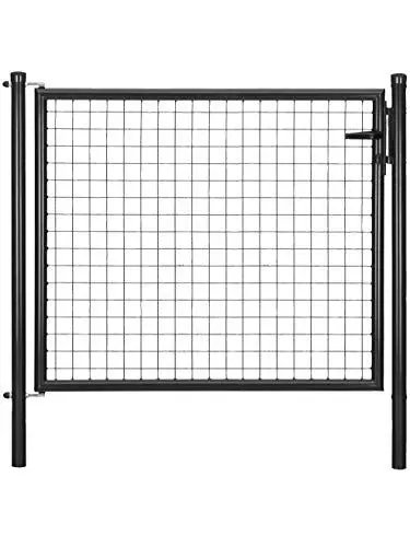 Produktbild: Alberts 650186 Wellengitter-Einzeltor | verschiedene Breiten und Höhen | anthrazit-metallic | Breite 125 cm | Höhe 150 cm