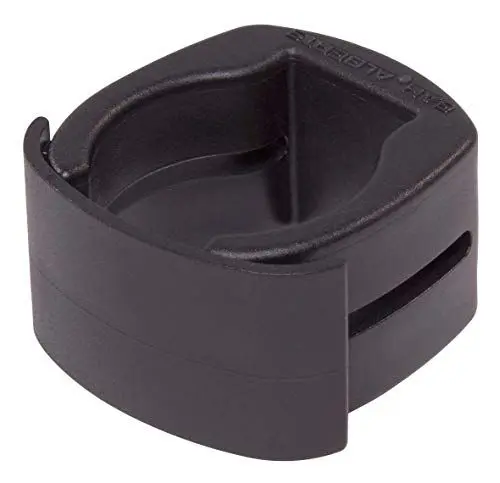 Produktbild: Alberts 656041 Fix-Clip Pro® | zur Befestigung von Schweißgittern an Zaunpfosten | Kunststoff, schwarz | für Pfosten-Ø 34 mm | 3er Set