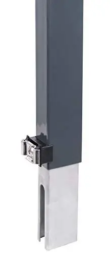 Produktbild: Alberts 672706 Zaunerhöhung Erhard | zur einfachen Erhöhung eines vorhandenen Doppelstabmattenzaunes | anthrazit | Höhe 800 mm | für Pfosten 60 x 40 mm