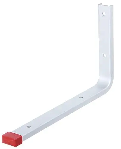 Produktbild: Alberts 805517 Wandhaken | wahlweise in verschiedenen Ausführungen | gerade | Aluminium | Tiefe 230 mm | Höhe 130 mm
