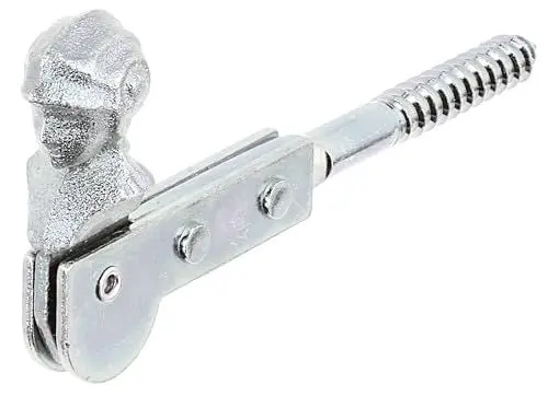 Produktbild: Alberts 845469 Fensterladen-Feststeller | Frauenkopf, zum Einschrauben | galvanisch verzinkt, Dickschichtschutz | 129 mm | 10er Set