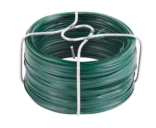 Produktbild: Alberts 854102 Bindedraht | grün kunststoffbeschichtet | Länge 50 m | Draht-Ø 0,4 mm | 10er Set