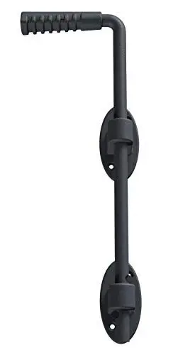Produktbild: Alberts 207106 Bodenschieber Ovado | verzinkt, graphitgrau kunststoffbeschichtet | Größe 400 x 16 mm