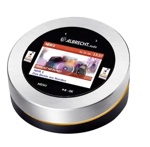 Produktbild: Albrecht DR 50 B, DAB+/UKW Digitalradio-Tuner und Bluetooth Empfänger, mit Farbdisplay und Touchscreen, Farbe: schwarz