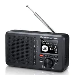 Produktbild: Albrecht DR 86 kleines Seniorenradio, 27861, DAB+/UKW, Musik Streaming, integrierter 2200mAh Akku, Farbe: schwarz