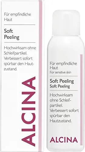 Produktbild: ALCINA Soft Peeling - 1 x 25 g - Empfindliche Haut - Enzyme Peeling für einen spürbar, besseren Hautzustand - Ideal bei Couperose und Hautunreinheiten
