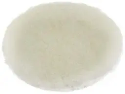 Produktbild: ALCLEAR Premium Lammfellpad 150mm, natur, schleift und poliert den Autolack, Abtragsstärke 9/10, weiß