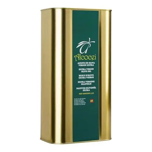 Produktbild: ALCOCEI Extra Natives Olivenöl aus Spanien | 5 Liter | Kaltgepresst | 0,2-0,3% Säuregehalt | Kaltextraktion innerhalb von 12 Stunden