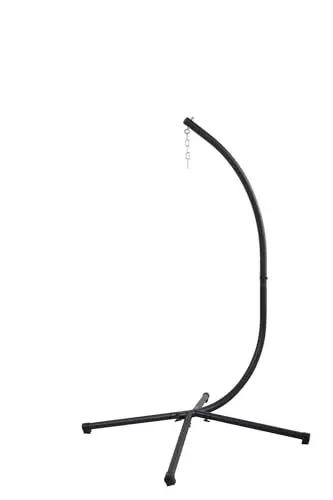 Produktbild: ALEOS. Hängesesselgestell Gestell für Hängesessel Stahlrohr Ständer für Hängesitz Schaukelgestell Metall für Hängestuhl Outdoor Sunny - NUR Gestell OHNE HÄNGESESSEL