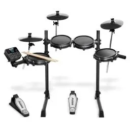 Produktbild: Alesis Turbo Mesh Kit - E Schlagzeug Elektronisch mit Mesh-Heads, Drumsticks, Drum Key, über 100 Sounds und 30 Play-Along-Tracks