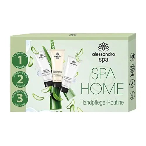 Produktbild: alessandro SPA SPA HOME HANDPFLEGE SET - 3 Schritte für streichelzarte Hände