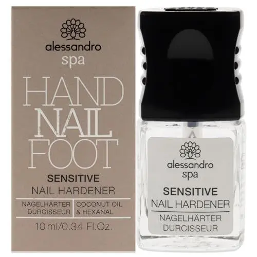 Produktbild: alessandro Spa Sensitive Nail Hardener - Formaldehydfreier Nagelhärter, stärkt brüchige und dünne Nägel, 10 ml