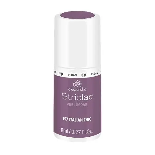 Produktbild: alessandro Striplac UV-Nagellack Italian Chic – Schonend und langanhaltend – Einfache Entfernung dank Peel-Off-Technologie – Vegan und tierversuchsfrei – 8 ml