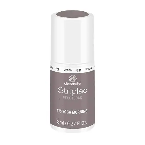 Produktbild: alessandro Striplac UV-Nagellack Yoga Morning– Schonend und langanhaltend – Einfache Entfernung dank Peel-Off-Technologie – Vegan und tierversuchsfrei – 8 ml