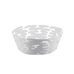 Produktbild: Alessi BM10/21 W Barket Runder Korb, Legierter Stahl, Weiß