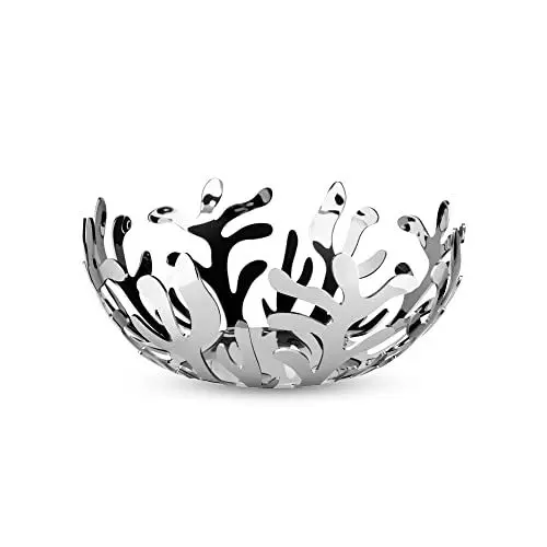 Produktbild: Alessi Mediterraneo ESI01/25 Obstschale 1 Stück edelstahl (7 x 26 x 14,5 cm)