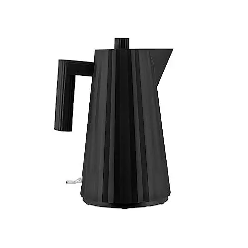 Produktbild: Alessi Plissé MDL06 B Wasserkocher, 1.7l, Thermoplastisches Harz, Schwarz, 2400W, Europäischer Stecker