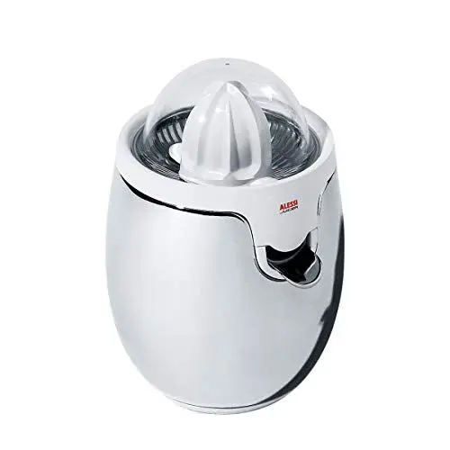 Produktbild: Alessi SG63 W Elektrische Zitronenpresse, Edelstahl, weiß, 1 x 29 x 10 cm, Einheiten, 1.0