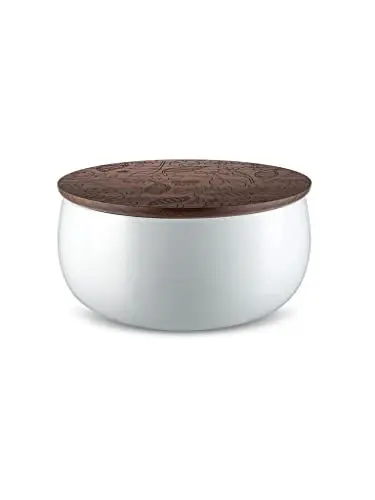 Produktbild: Alessi The Five Season MW62L 1 W Duftkerze aus Pflanzlichem Wachs, Gross-Bergamotte, Maiglöckchen und Moschus, Weiß, Large, 1300