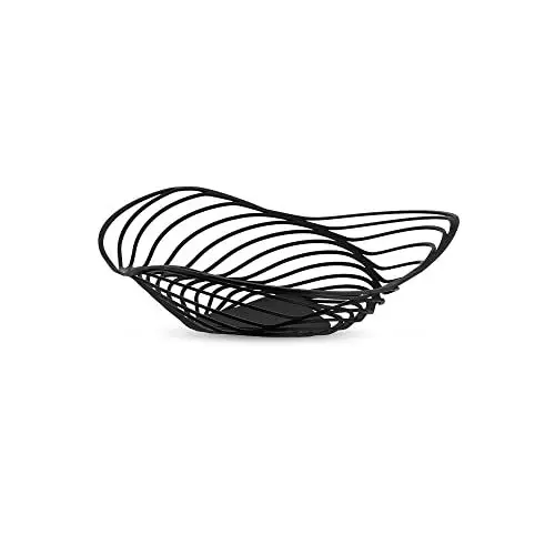 Produktbild: Alessi Trinity ACO02 B - Design Obstschale aus Stahl mit Epoxidharz, Mittel, Schwarz