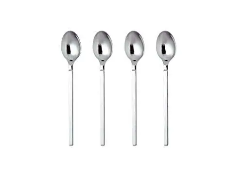 Produktbild: Alessi Trocken 4 Mokkalöffel, Edelstahl, Chrom, 13.5 x 12.5 x 12 cm, 4-Einheiten