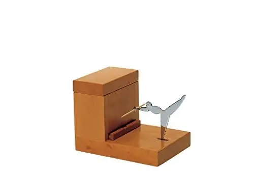 Produktbild: Alessi Zahnstocherhalter aus Holz, 5 x 11 x 11.5 cm