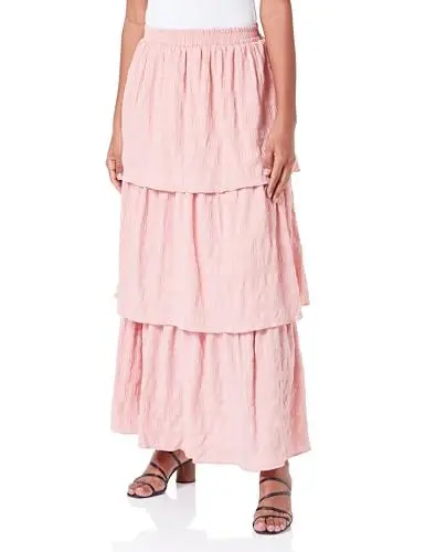 Produktbild: aleva Damen Maxirock 19323129-AL04, Rosa, L