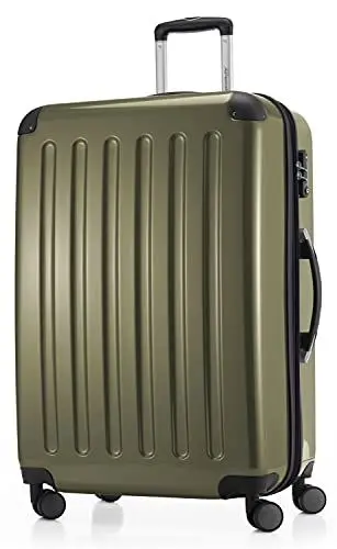Produktbild: Alex - Großer Hartschalen-Koffer, TSA, 4 Doppel-Rollen, Trolley, Rollkoffer, Reisekoffer, Volumenerweiterung, 75 cm, 119 Liter, Avocado