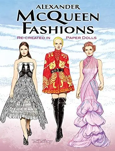 Produktbild: Alexander Mcqueen Fashions: Re-Created in Paper Dolls, Green Edition (Dover Paper Dolls)