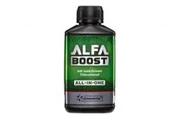 Produktbild: Growsartig ALFA Boost All-IN-ONE Pflanzen-Booster mit Triacontanol 0,5 Liter. Für Blüte, Wachstum und Bewurzelung. Steigert den Ertrag. Biozertifiziert.