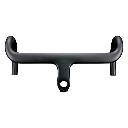 Produktbild: Alfa Pasca Carbon Rennrad Lenker Zum Radfahren No Logo Neu OD2 28.6/31.8mm Schwarz UD Matt Fahrrad integrierter Lenker 400 * 90mm