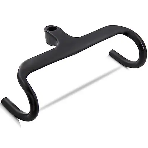 Produktbild: Alfa Pasca aero lenker rennrad 28.6 rennrad lenker carbon integrierter vorba UD matt 1 1/4 lenker carbon 400x100mm