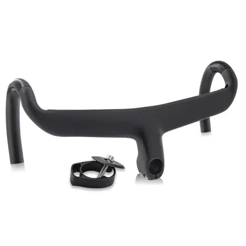 Produktbild: Alfa Pasca integrated handlebar 28.6mm aero lenker rennrad 420 * 110mm carbon lenker mit vorbau UD matt