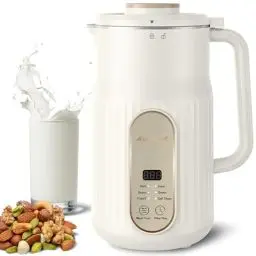 Produktbild: AlfaBot N2 Nussmilchmaschine, Automatische Mandelmilchmaschine für selbstgemachte Pflanzenmilch, Hafer, Soja, milchfreie Getränke, 1000ml Sojamilchmaschine