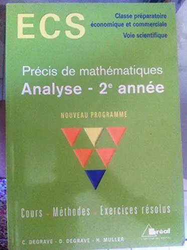 Produktbild: Précis de maths ecs - Algèbre 2ème année
