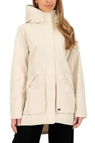 Produktbild: ALIFE and Kickin ArlettaAK A Parka – Damen Übergangsjacke – Leichter Parka für Frühling & Sommer – Atmungsaktiv - Mantel Perfekt für Freizeit & Outdoor Chalk M