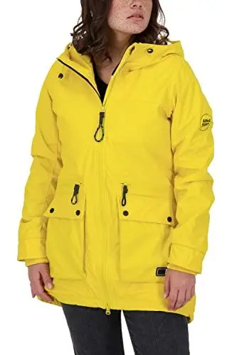 Produktbild: alife & kickin Damen AudreyAK A Raincoat Damenjacke rainstyle Jacket XS-XXL, Citron, M