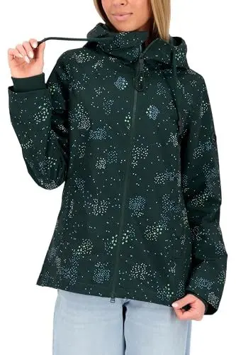 Produktbild: ALIFE AND KICKIN LilouAK B Jacket - Jacke Damen Übergangsjacke, Frühlingsjacke Damen mit Kapuze, Leicht Gefütterte Kapuzenjacke Damen Übergangsjacke, Jacke dark forest M